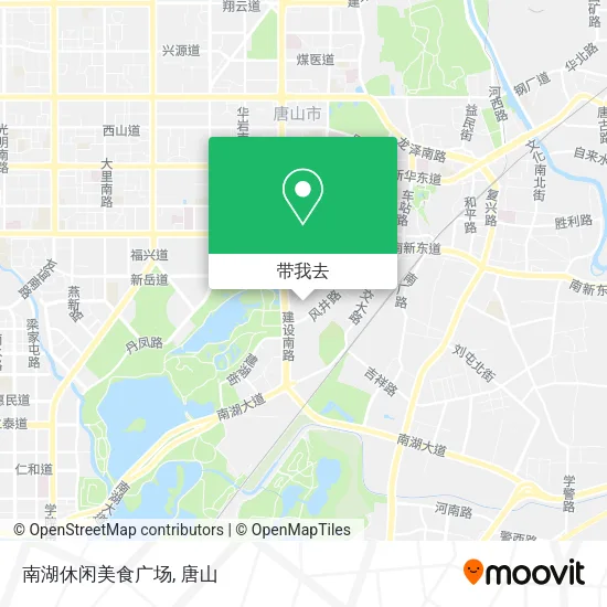 南湖休闲美食广场地图