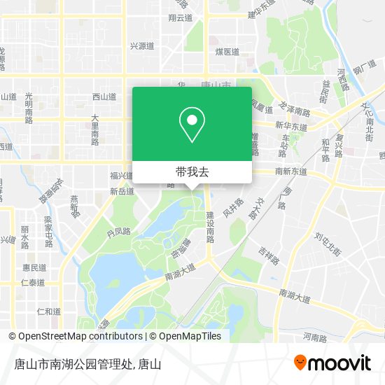 唐山市南湖公园管理处地图