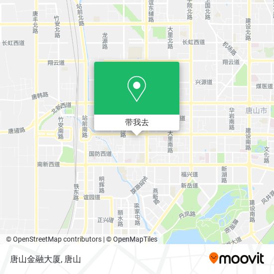 唐山金融大厦地图