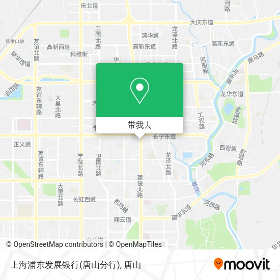 上海浦东发展银行(唐山分行)地图