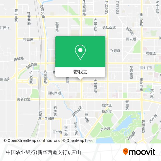 中国农业银行(新华西道支行)地图