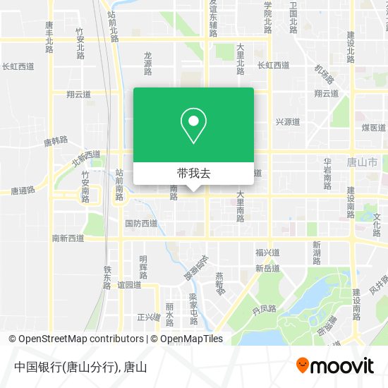 中国银行(唐山分行)地图