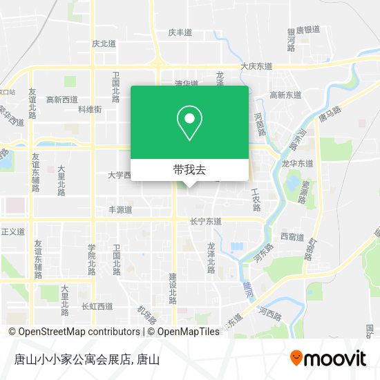 唐山小小家公寓会展店地图