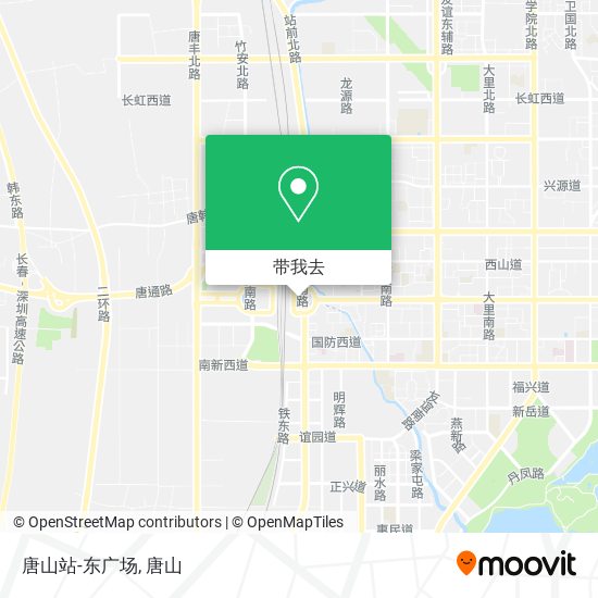 唐山站-东广场地图