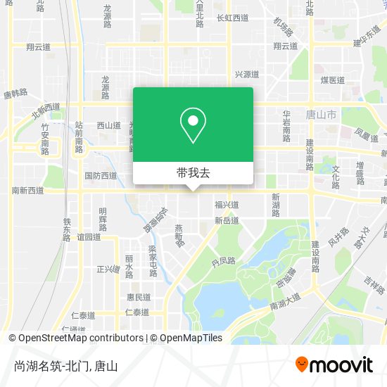 尚湖名筑-北门地图