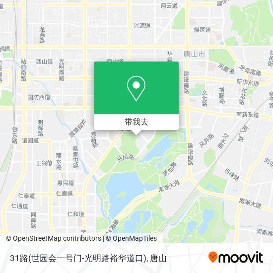 31路(世园会一号门-光明路裕华道口)地图