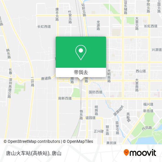 唐山火车站(高铁站)地图