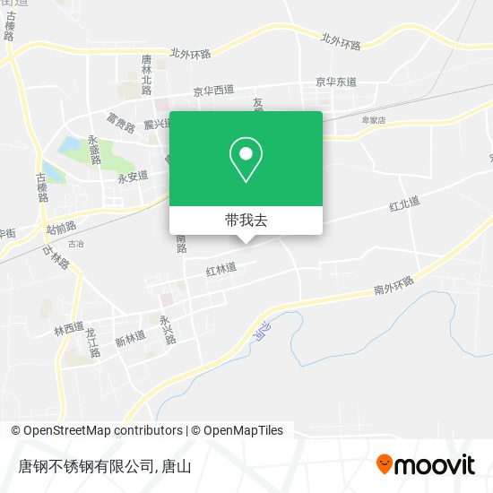 唐钢不锈钢有限公司地图