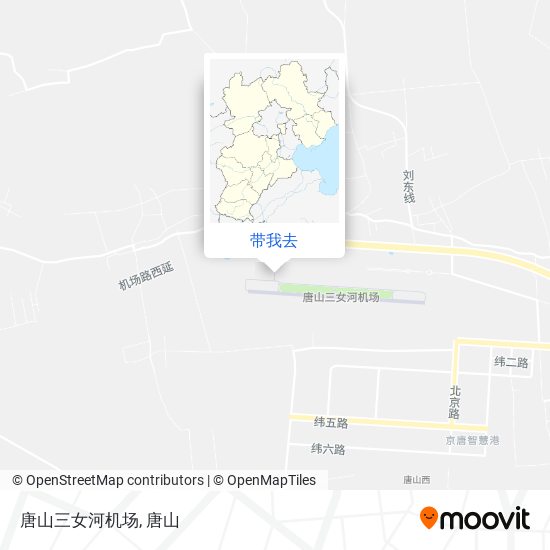 唐山三女河机场地图