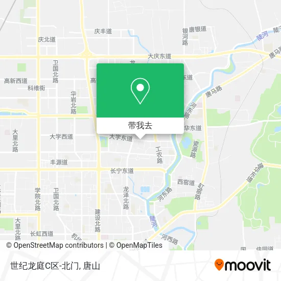 世纪龙庭C区-北门地图