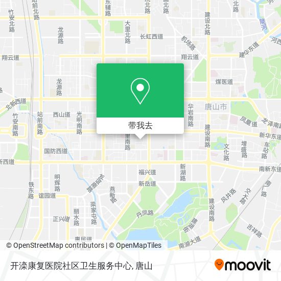 开滦康复医院社区卫生服务中心地图