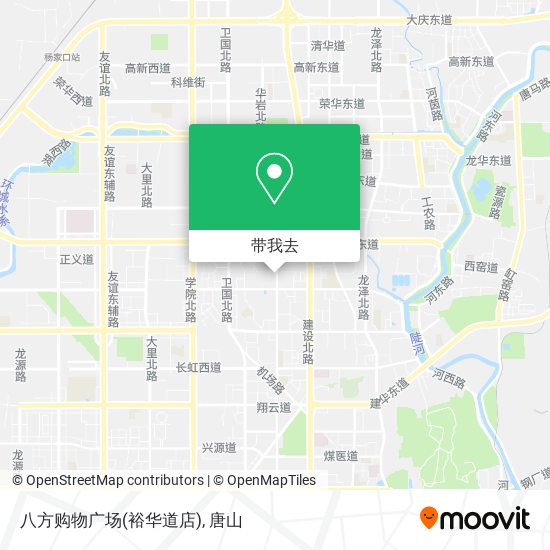 八方购物广场(裕华道店)地图