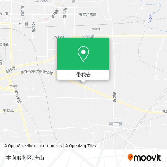 丰润服务区地图