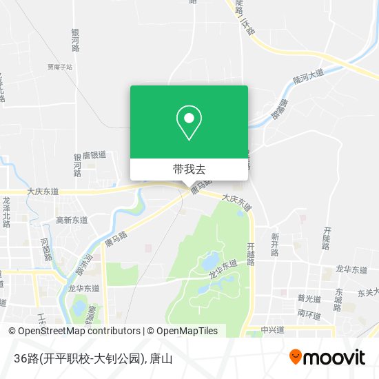 36路(开平职校-大钊公园)地图