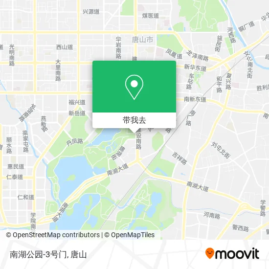 南湖公园-3号门地图