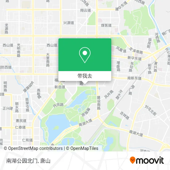 南湖公园北门地图