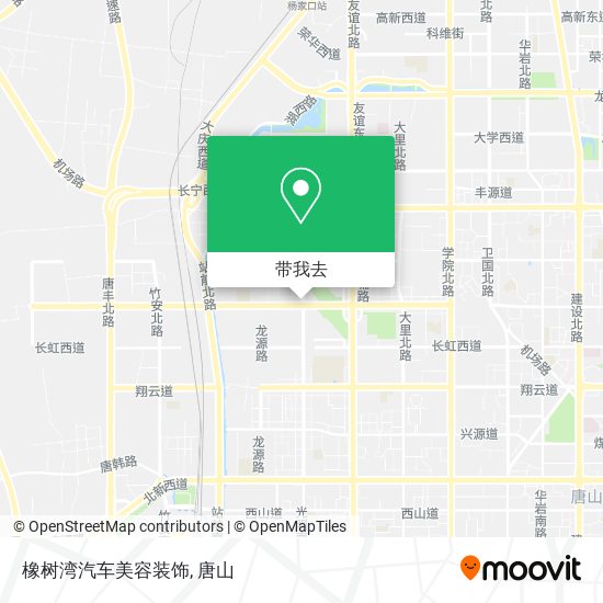 橡树湾汽车美容装饰地图