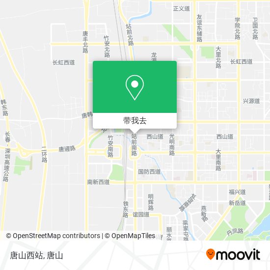 唐山西站地图