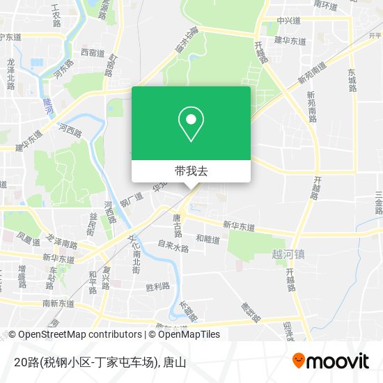 20路(税钢小区-丁家屯车场)地图