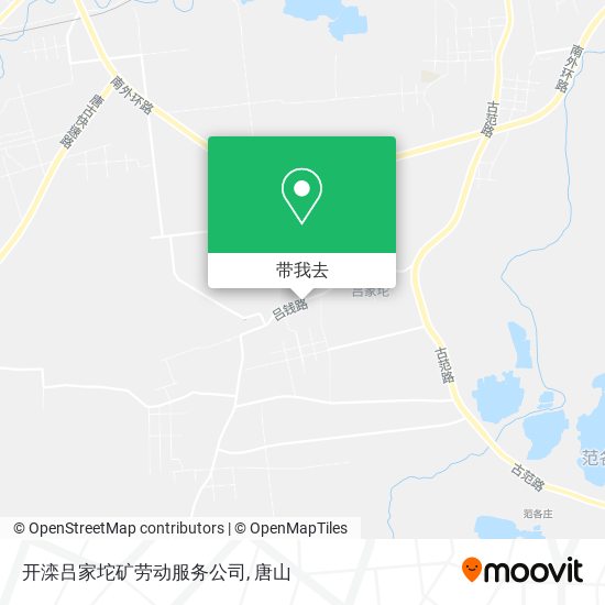 开滦吕家坨矿劳动服务公司地图