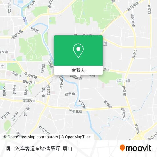唐山汽车客运东站-售票厅地图