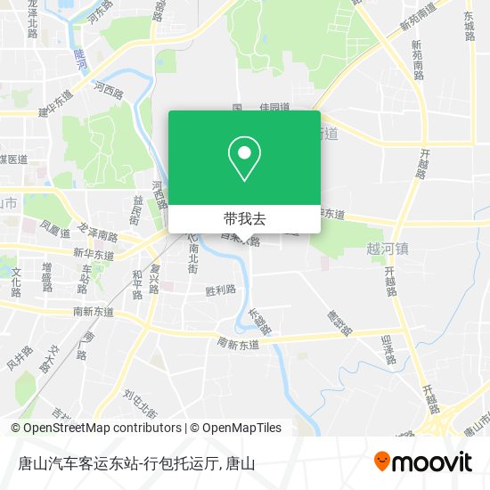 唐山汽车客运东站-行包托运厅地图