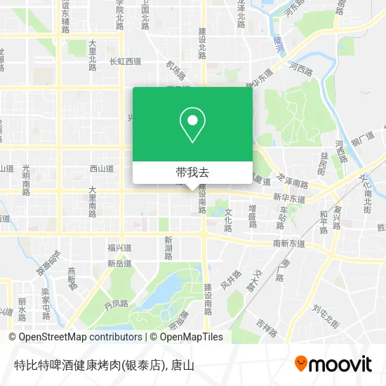 特比特啤酒健康烤肉(银泰店)地图