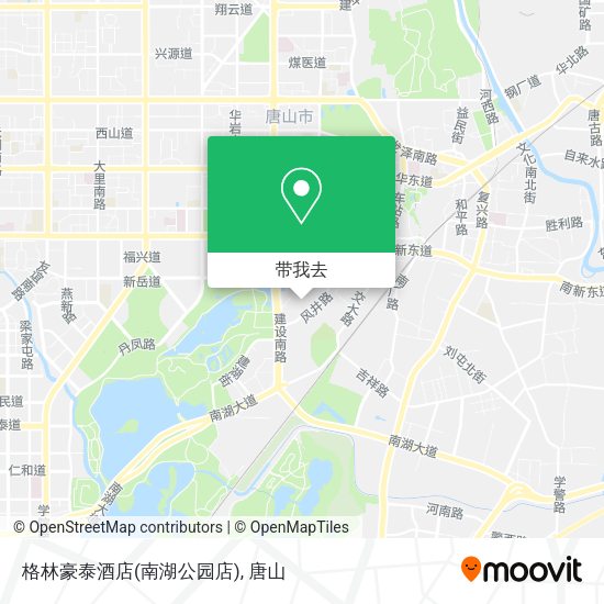 格林豪泰酒店(南湖公园店)地图