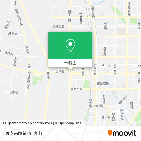 唐安南路辅路地图