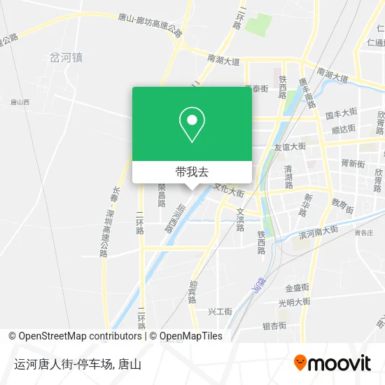 运河唐人街-停车场地图