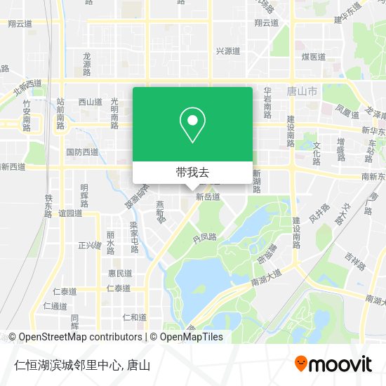 仁恒湖滨城邻里中心地图