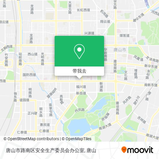 唐山市路南区安全生产委员会办公室地图