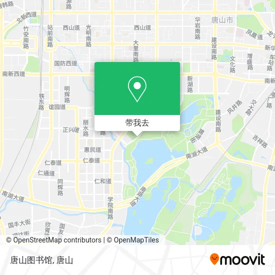 唐山图书馆地图