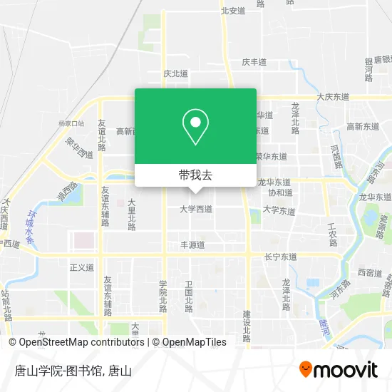 唐山学院-图书馆地图