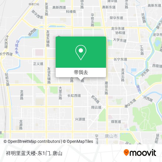 祥明里蓝天楼-东1门地图