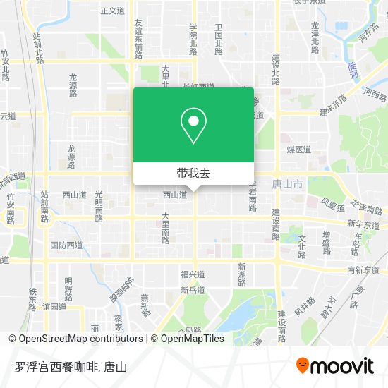 罗浮宫西餐咖啡地图