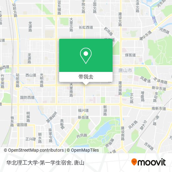 华北理工大学-第一学生宿舍地图