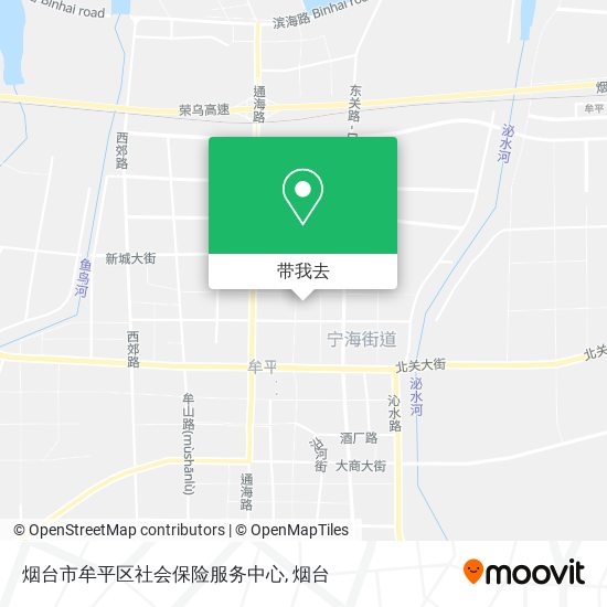 烟台市牟平区社会保险服务中心地图