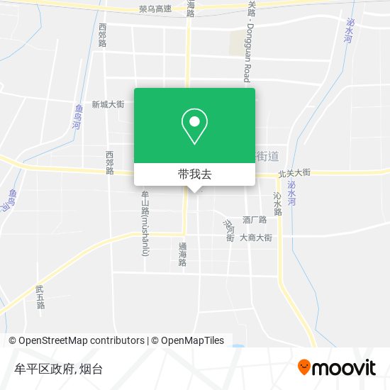 牟平区政府地图