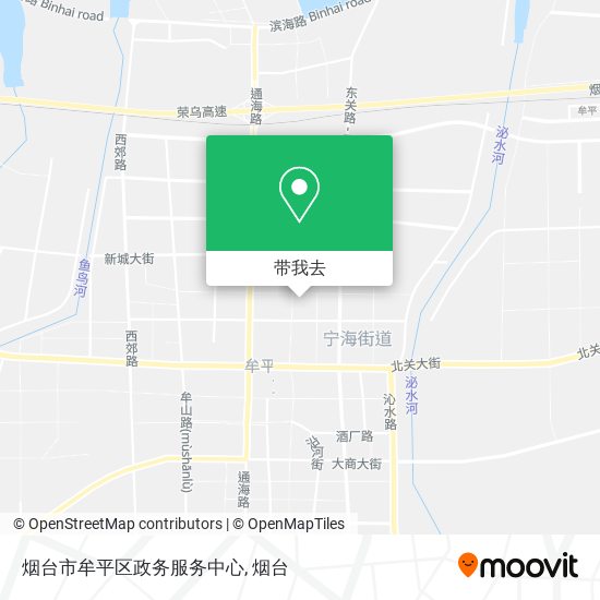 烟台市牟平区政务服务中心地图