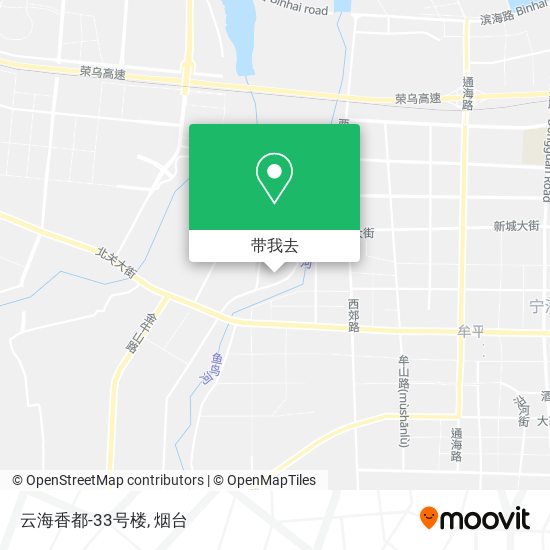 云海香都-33号楼地图