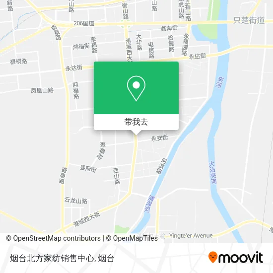 烟台北方家纺销售中心地图