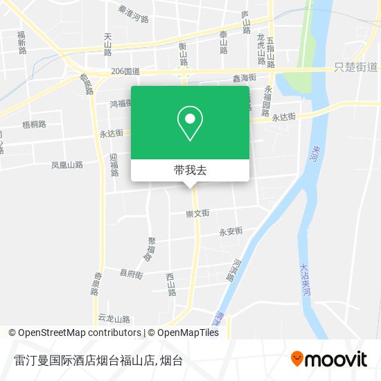 雷汀曼国际酒店烟台福山店地图