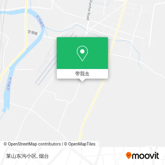 莱山东沟小区地图
