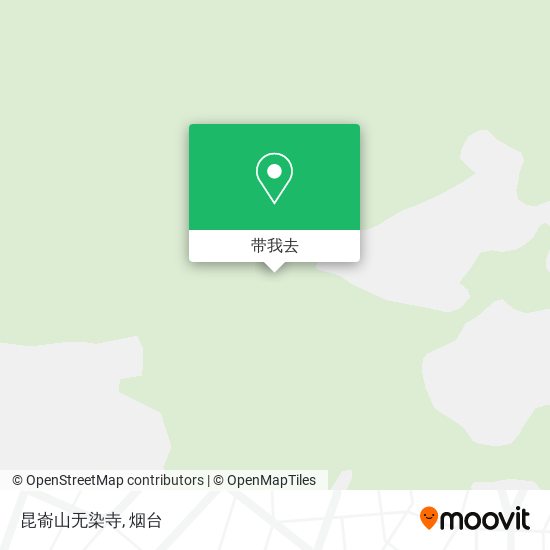 昆嵛山无染寺地图