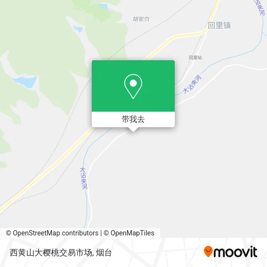 西黄山大樱桃交易市场地图