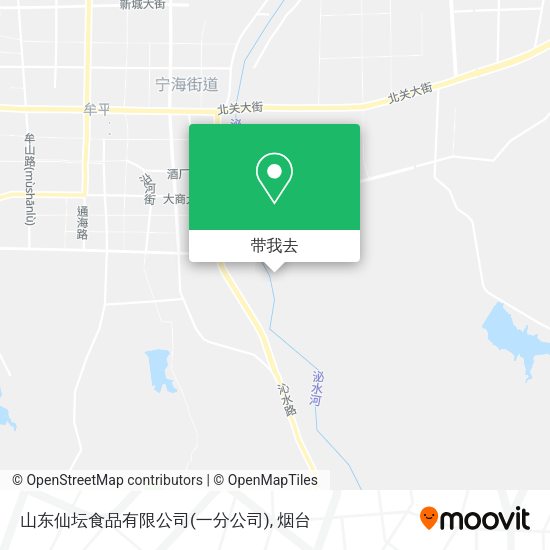 山东仙坛食品有限公司(一分公司)地图