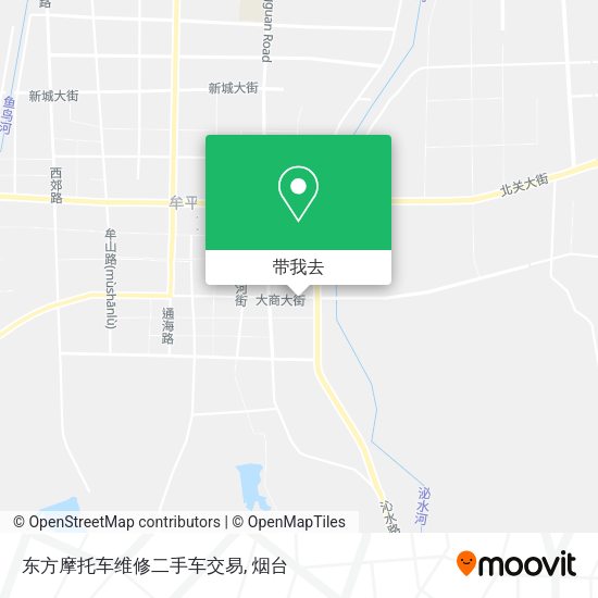 东方摩托车维修二手车交易地图