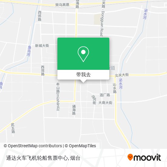 通达火车飞机轮船售票中心地图