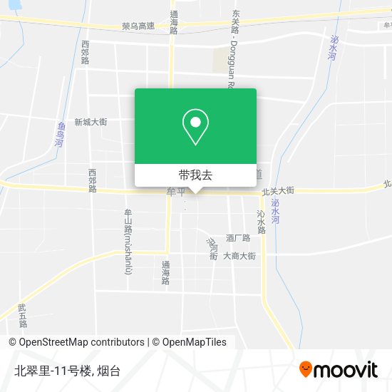北翠里-11号楼地图